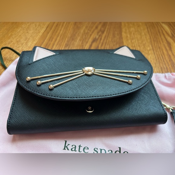Kate Spade Jazz Things up Cat Winni crossbody or shoulder bag/wallet/clutch - Picture 13 of 17